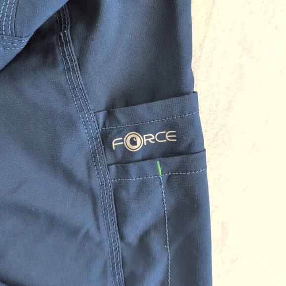 Carhartt Force Cross Flex Jogger Scrubs Women's Size Med Navy - Picture 3 of 10